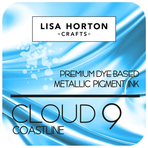Lisa Horton Crafts Cloud 9 Metallic Pigment Ink Coastline (LHCIP218)