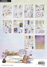 Load image into Gallery viewer, Studio Light Essentials Die Cut Paper Elements Diary of Dreams (DCPP294)
