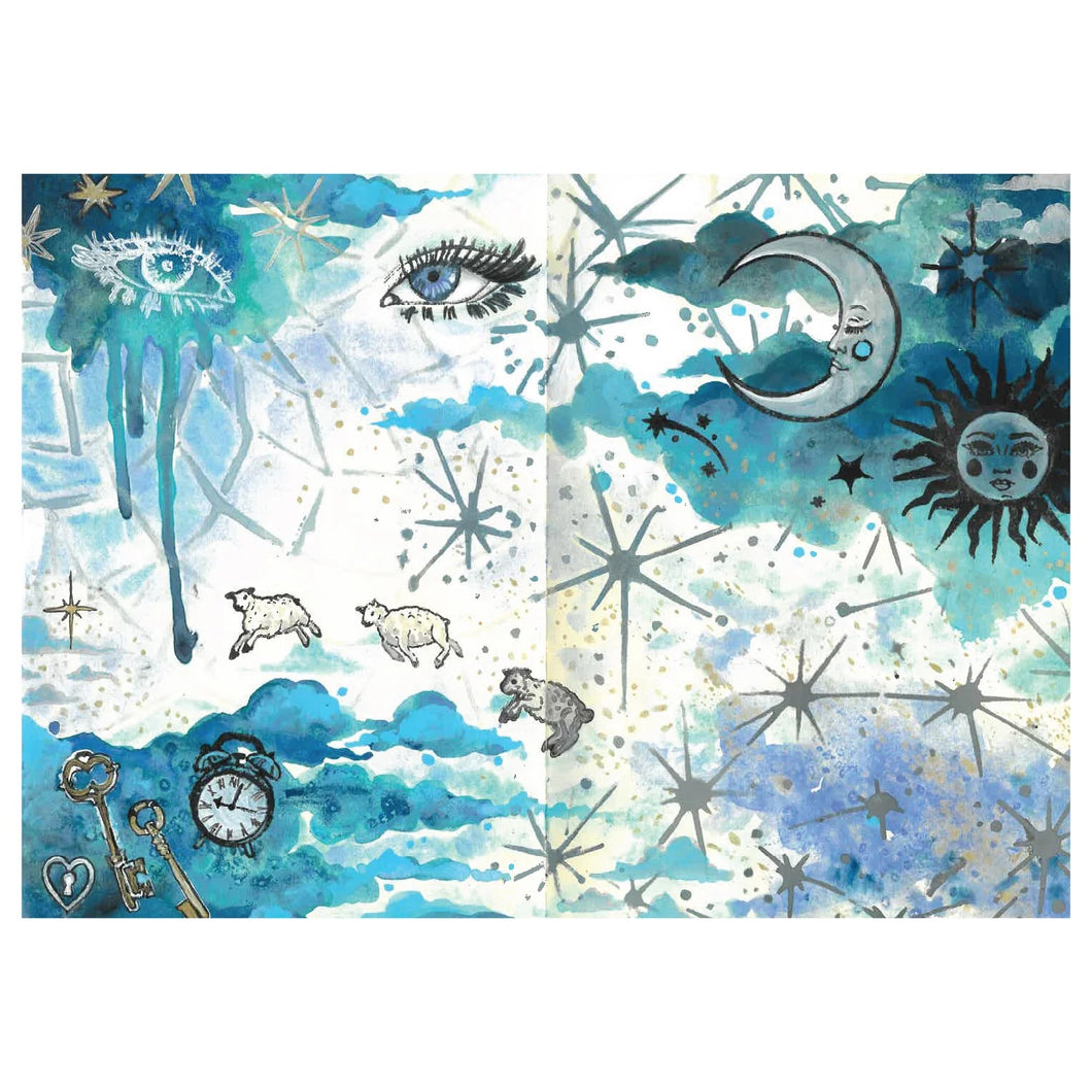 Sizzix Studio Clear Stamps Set 27PK w/3PK Stencils - DreamScape by Vic Hollins (666855)