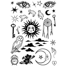 Load image into Gallery viewer, Sizzix Studio Clear Stamps Set 27PK w/3PK Stencils - DreamScape by Vic Hollins (666855)
