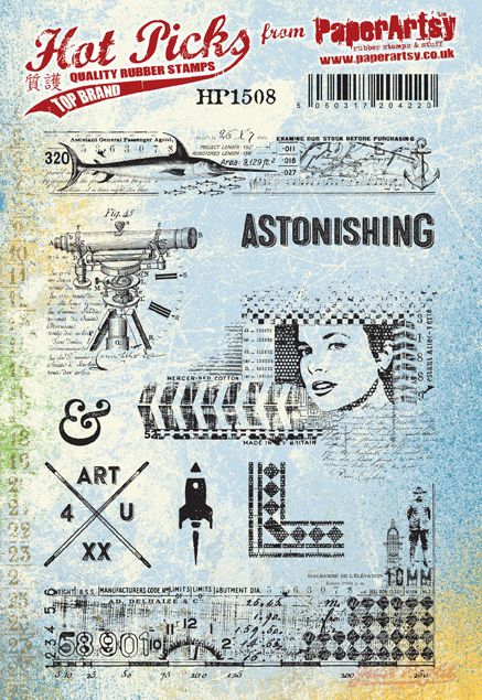 PaperArtsy Stamp Set Hot Picks Astonishing (HP1508)