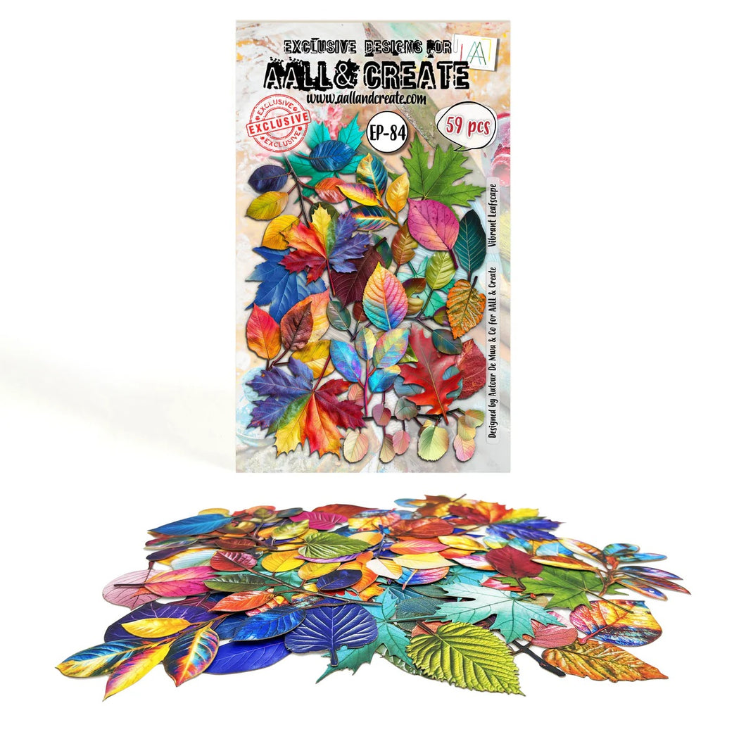 Aall & Create Ephemera Set EP-84 Vibrant LeafScape