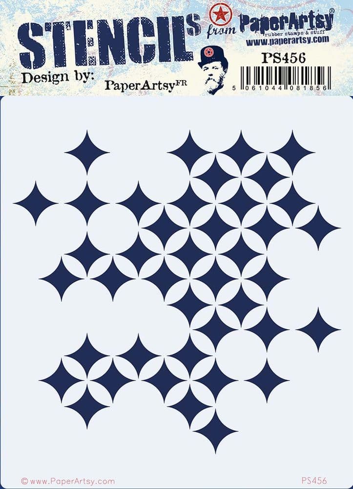 PaperArtsy Stencil   designed by Paperartsy (PS456)