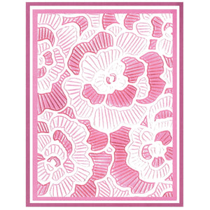Sizzix 3-D Textured Impressions Embossing Folder - Cosmopolitan, Sunday in the Park (666747)