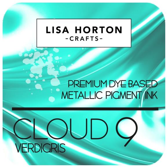 Lisa Horton Crafts Cloud 9 Metallic Pigment Ink Verdigris (LHCIP221)