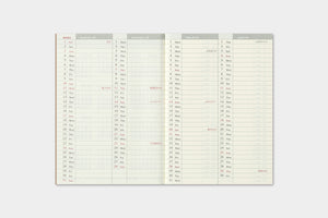 Traveler's Company Passport Size Weekly Diary 2021 Edition (14422-006)
