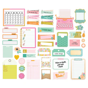 Simple Stories Let's Get Crafty Collection Journal Bits & Pieces (17218)