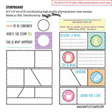 Load image into Gallery viewer, Waffle Flower Photopolymer Stamp Set- Storyboard (271051)
