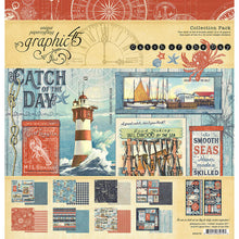 Load image into Gallery viewer, Graphic 45 Catch of the Day 12x12 Collection Pack (4502176)
