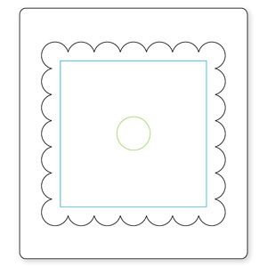Sizzix Bigz Clear Die Square Scallop (655776)