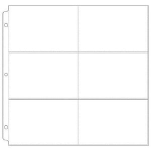 We R Memory Keepers 12x12 Ring Photo Sleeve with 6 Pockets 10 Pack (660152)