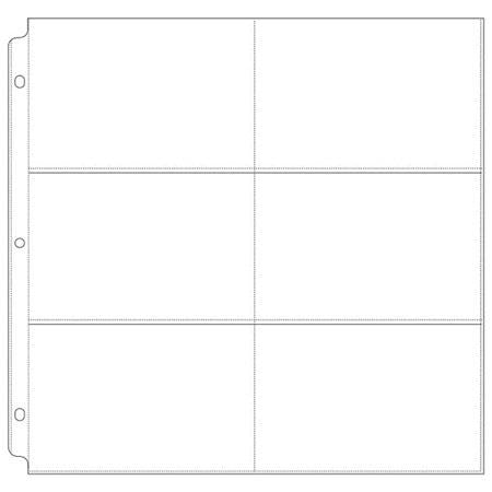We R Memory Keepers 12x12 Ring Photo Sleeve with 6 Pockets 10 Pack (660152)