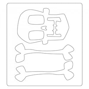Sizzix Bigz Die Skull & Crossbones by Tim Holtz (664215)