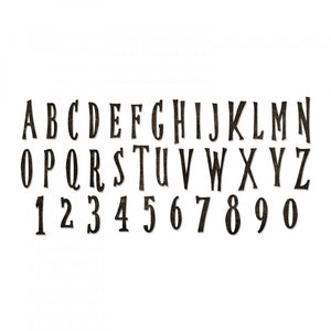 Sizzix Bigz XL Alphabet Die Handmade by Tim Holtz (664218)