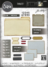 Load image into Gallery viewer, Sizzix Thinlits Die Set Specimen by Tim Holtz (665930)
