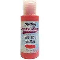 PaperArtsy Fresco Finish Chalk Acrylics Scottish Salmon Translucent (FF158)