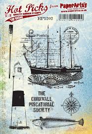 PaperArtsy Stamp Set Hot Picks Lighthouse & Sailing Ship  (HP1202)