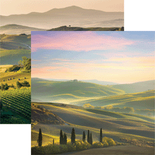 Load image into Gallery viewer, Reminisce Scrapbook Paper - 12&quot; x 12&quot; - Italy - Tuscany (IT-001)
