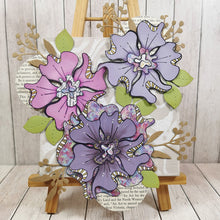 Load image into Gallery viewer, PaperArtsy Rubber Stamp Set Anemone designed by Jo Firth-Young (JOFY99)

