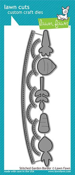 LawnFawn Lawn Cuts Dies Stitched Garden Border (LF1618)