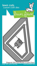 Load image into Gallery viewer, LawnFawn Lawn Cuts Dies Diagonal Gift Card Pocket (LF2045)
