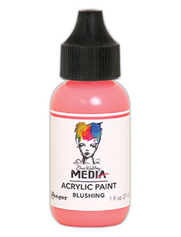 Dina Wakley MEdia Acrylic Paint Blushing (MDQ53965)
