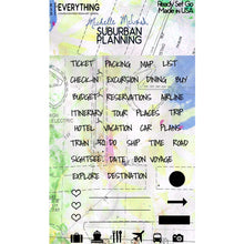 Load image into Gallery viewer, Suburban Planning Planner Stamp Set Ready Set Go
