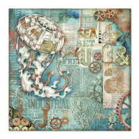 Load image into Gallery viewer, Stamperia Scrapbook Paper 12&quot; x 12&quot; Sea World Medusa (SBB662)
