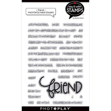 Load image into Gallery viewer, Photoplay Say it With Stamp &amp; Die Set - Friend (SIS2131/2132)
