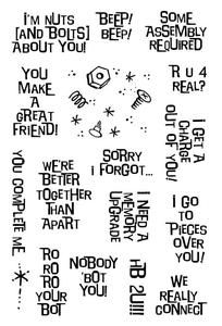 Stampendous Clear Stamp Set Botz Quotes (SSC1033)