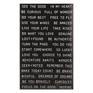 Tim Holtz idea-ology Sentiment Label Stickers Thoughts (TH94229)