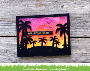 Lawn Fawn Lawn Cuts Palm Tree Border (LF1981)