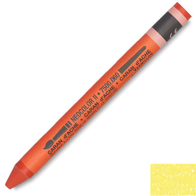 Caran D'Ache Neocolor II Watercolor Crayons - Sahara Yellow #521
