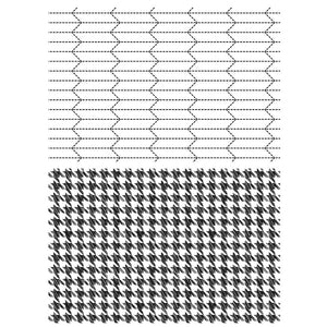 Stampers Anonymous Tim Holtz Collection Tailor & Houndstooth (CMS258)