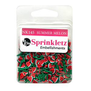Buttons, Galore & More Sprinkletz Embellishments Summer Melon (NK145)